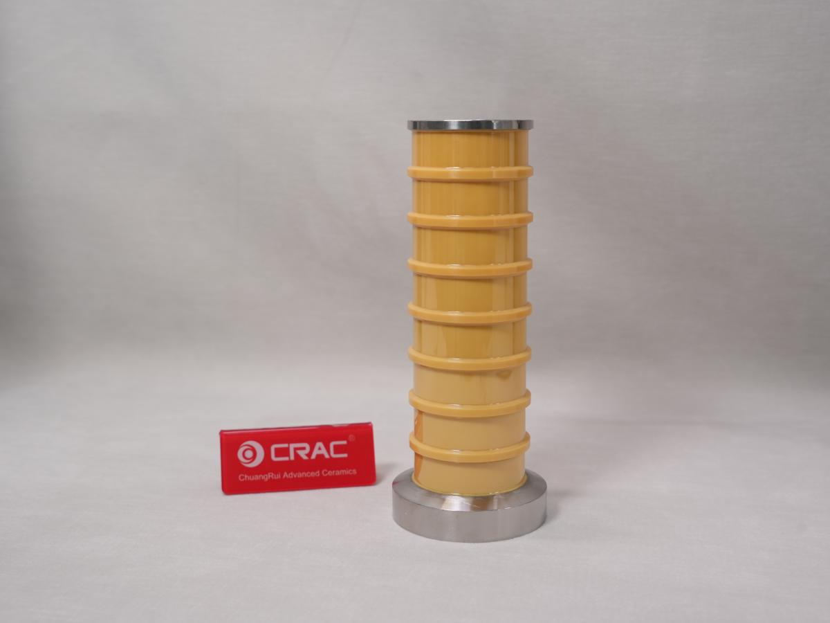 Ceramic Wire Drawing Wheel Groove Detail &mdash; Precision Ground Multi-Groove Profile